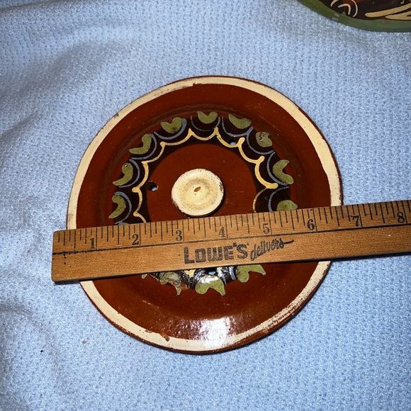 Vintage Mexican Pottery Tlaquepaque Redware Bean Pot W/ Lid - Picture 15 of 15